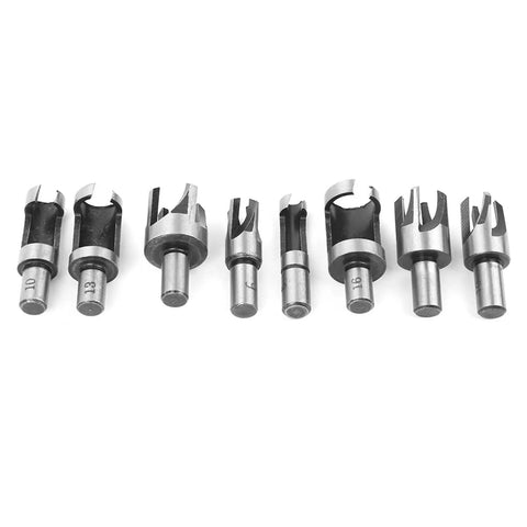 Killer Edge 8 Piece Wood Plug Cutter Drill Bit Set Forged From Heavy Duty High Carbon Steel for deep scratches and blemishes.