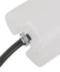 Close-up of the 1L auxiliary fuel tank's spout and black gas line connection, Auxiliary Fuel Tank 1L Ventilated For Small Engine