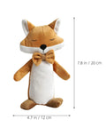 Fox Shaped Plush Door Stopper With Cotton Filling, Heavy Duty Proofing Pinch Guard, Scratch Prevention For Home And Bedroom