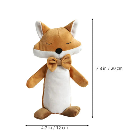 Fox Shaped Plush Door Stopper With Cotton Filling, Heavy Duty Proofing Pinch Guard, Scratch Prevention For Home And Bedroom