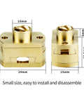 Oldham Coupling For 3D Printer Upgrade Fits Ender 3 Pro V2 CR 10 CR 10S Pro S4 S5 Z Axis Low Friction Brass CNC Precision