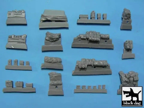 1/72 M3 Half Track Amphibian Vehicle Resin Detail Upgrade For Trumpeter Model Kit components layout