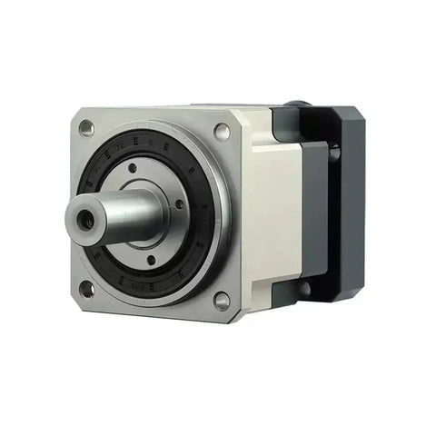 Helical Gear Reducer Fits Nema 17 23 34 Stepper And Servo Motors Plg140 42Mm Input Shaft 30 To 1 Ratio side view