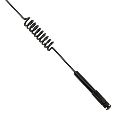 Close-up of Two Piece Metal RC Antenna Set In 7.68 Inch And 11.4 Inch For Axial SCX10 90046 Traxxas TRX4 D90 D110 Tamiya CC01