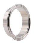 304 stainless steel sanitary long weld clamp ferrule for Tri-Clamp, fits 76.5 mm (3 in) tube OD