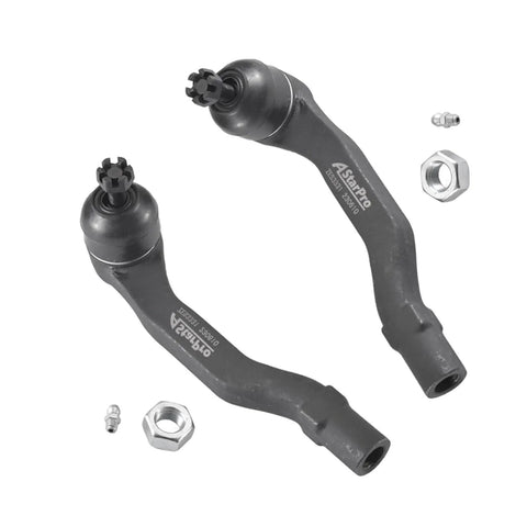 Six Piece Front Tie Rod End Kit With Inner and Outer Ends and Boots for 1996 2000 Honda Civic and Acura EL Direct Fit Replacement