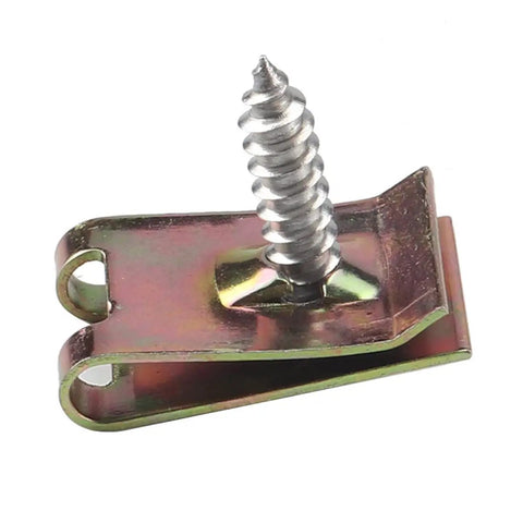 Spring Type U Clip Nuts And Speed Fastener Kit Holds 200 Silver Bumper Retainers Plus Trim Clips Made For Fast Garage Swaps And Diy Car Repairs Giving You Rigid Snap Lock Performance And Zero Frustration Install On Everyday Drives Right Now