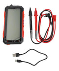FS899L All In One Digital Multimeter with probes and charging cable for automotive, home, and industrial electrical use