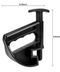 Nylon Tire Bead Clamp Drop Center Tool for Cars Heavy Duty Rim Pry Tire Changer, 5.9 x 4.72 inches, black nylon