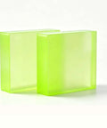 Badass Polyurethane Square Block Set 2 Pieces 15mm Thick Urethane Buffer showcasing green solid polyurethane blocks for workshop use.