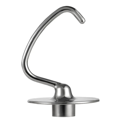 Stainless Steel Dough Hook Attachment For KitchenAid Tilt Head Stand Mixers 4.5 To 5 Quart KSM90 And K45 Replacement Durable Die Cast Design