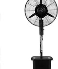 Heavy Duty Oscillating Misting Fan With Massive 42 Liter Water Tank and Seven Fifty Millimeter Height Adjustable Stand