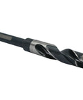 Three Quarters Inch Reduced Shank High Speed Steel Drill Bit With One Half Inch Shank, D/A3F Series, black oxide coating, side view
