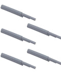 Five gray Magnetic Cabinet Door Damper Hinges With ABS Material Soft Close For Cabinets And Drawers