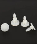 Built Tough Nylon Stand Off Spacers Set Of 200pcs For Circuit Boards With 6mm And 8mm PCB Pillar Racks Dual Locking Reinforced Wing Snap Design Keeps Components Locked In Place And Neat, white nylon PCB spacers