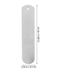 Aluminum Straight Sock Jigs For Sublimation Projects Flat Sock Press Inserts With Hanging Hole for Even Heat Coverage 17.71 Inch