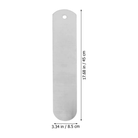 Aluminum Straight Sock Jigs For Sublimation Projects Flat Sock Press Inserts With Hanging Hole for Even Heat Coverage 17.71 Inch