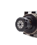 No Nonsense Air Cooled Spindle Motor Rig From Seven Point Five Kilowatts To Nine With Dual Voltage Hookup And Er32 Collet Chuck close-up of ER32 collet chuck.
