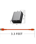 All In One Doorbell Charger For Ring ADT Aiwit Cameras With Included Screwdriver Tool Kit 3.3 feet USB cable