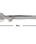 Chalazion Eyelid Clamp For Simulation And Training Stainless Steel Ophthalmic Forceps 9 Cm Length Medium 20Mm Outer Diameter Pro Grade Precision Instrument For Eye Care Students, 9cm