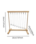Hands On Pendulum Cradle Science Kit For Home Office And School DIY Educational Toy demonstrating pendulum length and period