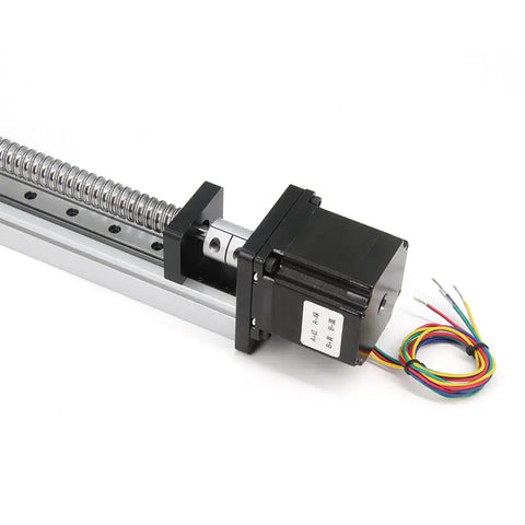 350mm Travel Linear Rail Guide Kit With Square Rails And SFU1605 Ballscrew For DIY CNC Router X Y Z Linear Stage Actuator With Nema 23 Stepper Motor