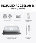Accessories for Wired And Wireless Xbox Controller For Series X S PC And Android with charging dock, D-pads, USB dongle.
