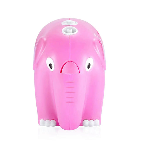 Front view of pink elephant design Kid Friendly Home Use Machine With Full Accessories One Button Operation Perfect For All Ages