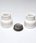 Cup FUPA 12 Ceramic Welding Cup Twin Pack With Gas Lens Diffuser Spare Cups Included Tungsten Support And DC Only Built For TIG Welders