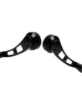 2 Pcs Window Handle And Window Riser Crank Winder Set For Classic Cars, premium alloy material, durable black finish, side view