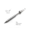 TS-I tip from 7 Piece Soldering Iron Tip Replacement Set For TS100 And Mini Digital Soldering Irons, 103.5mm length, 10.4g weight.