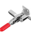 Heavy Duty Quick Release Toggle Clamp 304 Stainless Steel with Rubber Gripping Bar and 4-Hole Base for Workholding, 60 Kg Capacity