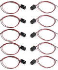 Five Pack IR Break Beam Sensor Modules For Arduino, plug and play photoelectric switch with DC 3 to 5V NPN output, 5mm emitters