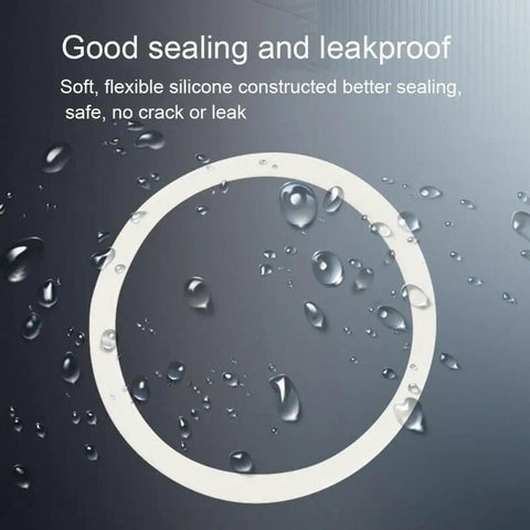 Silicone Replacement Gasket Seal For Moka Pot Espresso Coffee Maker Soft Flexible Odorless Fits 1 To 12 Cup Sizes Easy Install