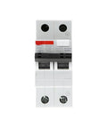 Top-Shelf Leakage Protection Circuit Breaker GSH201 Series, dual unit with 16A rating for home and business safety.