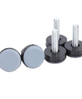 M6 Threaded Furniture Glide Pads With PTFE Levelers, shown in a 20 pack, with antislip sliders for tables, chairs, and cabinets.