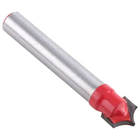 Fabater 6Mm Shank Double Edged V Groove Router Bits For 3D CNC Engraving On Wood, Acrylic And Mvd With Sharp Needle Tip Carving Tool