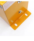 Close-up of mounting bracket for Heavy Duty Oil Cooler For CNC Hydraulic Systems, 30 Liters Per Minute Flow, 1.1KW Cooling Capacity.