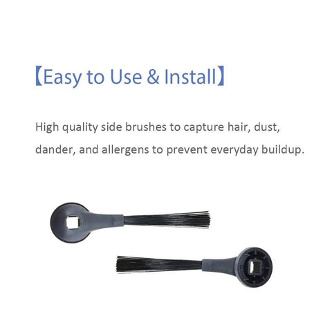 6 Pack No Fuss Replacement Side Brushes for IQ Robot Series Vacuums Compatible With RV1000 RV1001AE