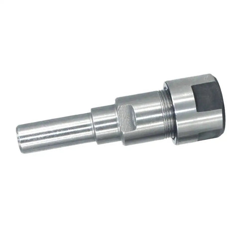 Premium 12.7Mm Diameter Shank Router Collet Extension Chuck Holder Adapter in a steel finish for woodworking.