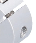 Heavy Duty Clamp Style Shaft Collars Are Totally Solid For Robotics And Engineering Work High Strength Aluminum Alloy For Axle Fixing Zero Hassle Setup Is Easy Peasy 5 Pack Size Fits Any Tough Project You Have To Complete Now aluminum shaft collar close-up