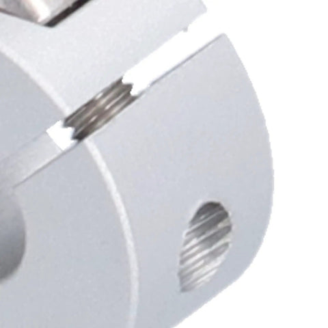 Heavy Duty Clamp Style Shaft Collars Are Totally Solid For Robotics And Engineering Work High Strength Aluminum Alloy For Axle Fixing Zero Hassle Setup Is Easy Peasy 5 Pack Size Fits Any Tough Project You Have To Complete Now aluminum shaft collar close-up
