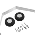 Aluminum RC Landing Gear Kit For 25 To 40 Class Planes And Jets, Lightweight DIY Parts With Foam Wheels, Durable Gear System
