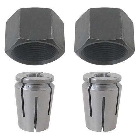 Beefed-Up Precision Machined Router Collet Kit for Dewalt DW621 DW618 and 1613-1618 Series All-Metal Build Replacement Part 326286-04 2610906283