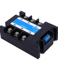 Solid State Relay SSR For DC To AC Control Systems, Industrial Electrical Accessory With Flame Retardant Transparent Shell, Durable, Safe And Easy Mounting For Control Cabinets And Equipment Installations For Technicians, black SSR module