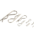 Beefy 304 Stainless Steel Cotter Pins Kit, 50 Pcs Hairpin Cotter Pins For Clevis And Pivot Pins, Reusable, Easy To Install, Great For Home Or Commercial Use, assorted sizes