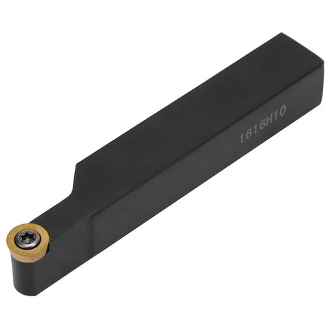 Three Eighths Inch Lathe Indexable Carbide Insert Kit With Tool Holder Ten RPMT10T3MO Inserts One SRAPR1616H10 Blade Wrench Included