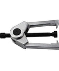 Smooth Operator Two Jaw Wheel Hub Bearing Puller Built To Knock Loose Stubborn Gears And Bushings Featuring Rugged Alloy Construction, silver tool.