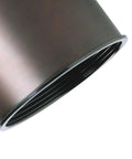 Close-up of Dope Three-Light Track Ceiling Light And Wall Sconce Kit with Roundback Track Heads, Urban Bronze Finish detail