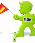 Kid Alert Street Safety Sign 31 Inch Green Caution Sign For Neighborhoods And Schools, Slow Down Kids At Play